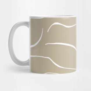 Gray color wavey pattern Mug